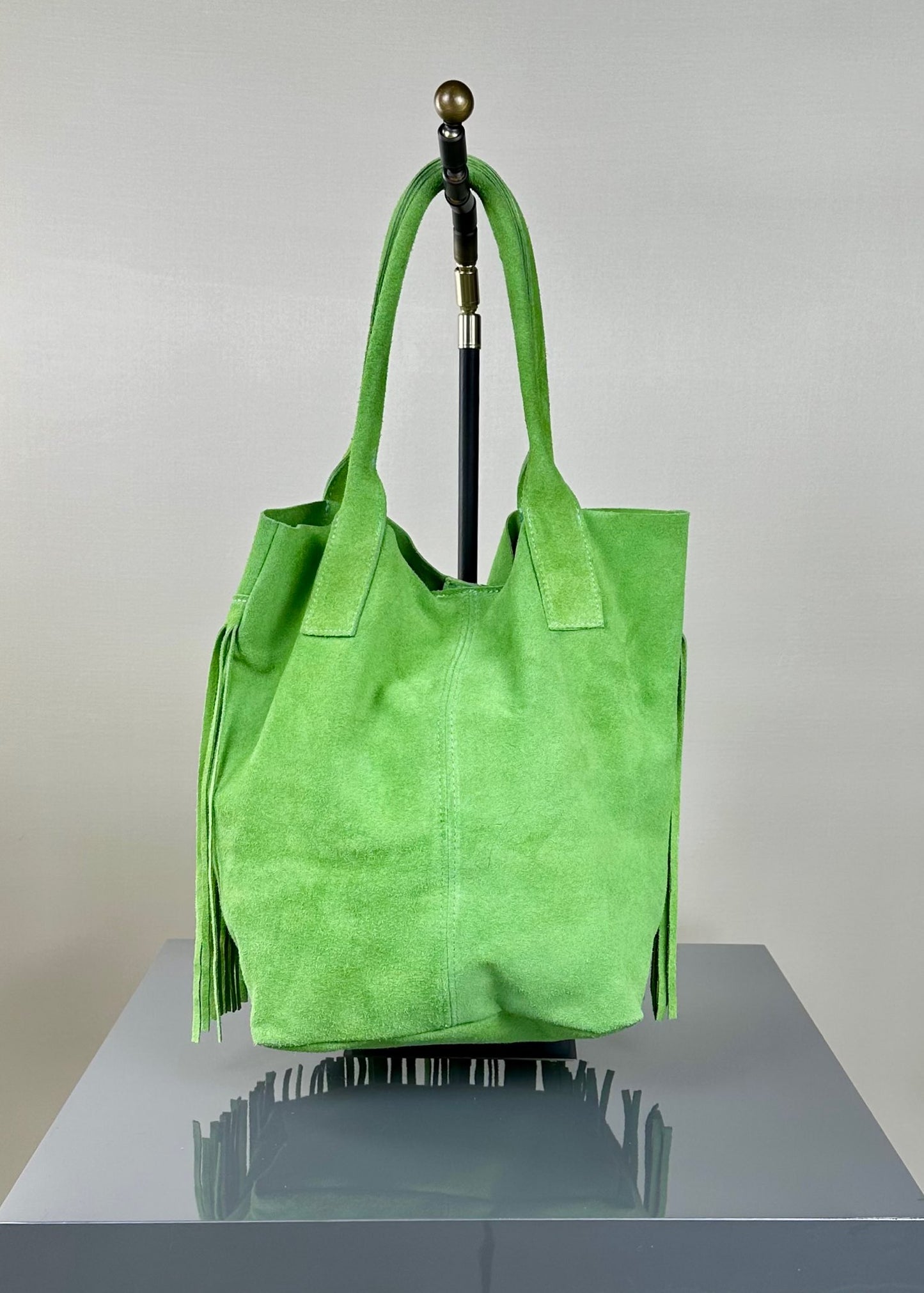 BORSA FRANGE GREEN