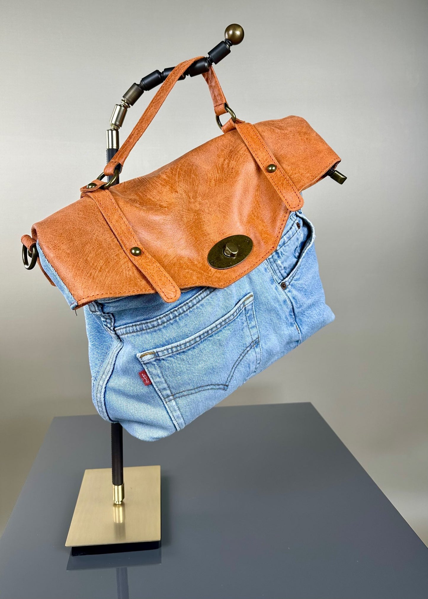 BORSA JEANS LEVI'S ARANCIONE