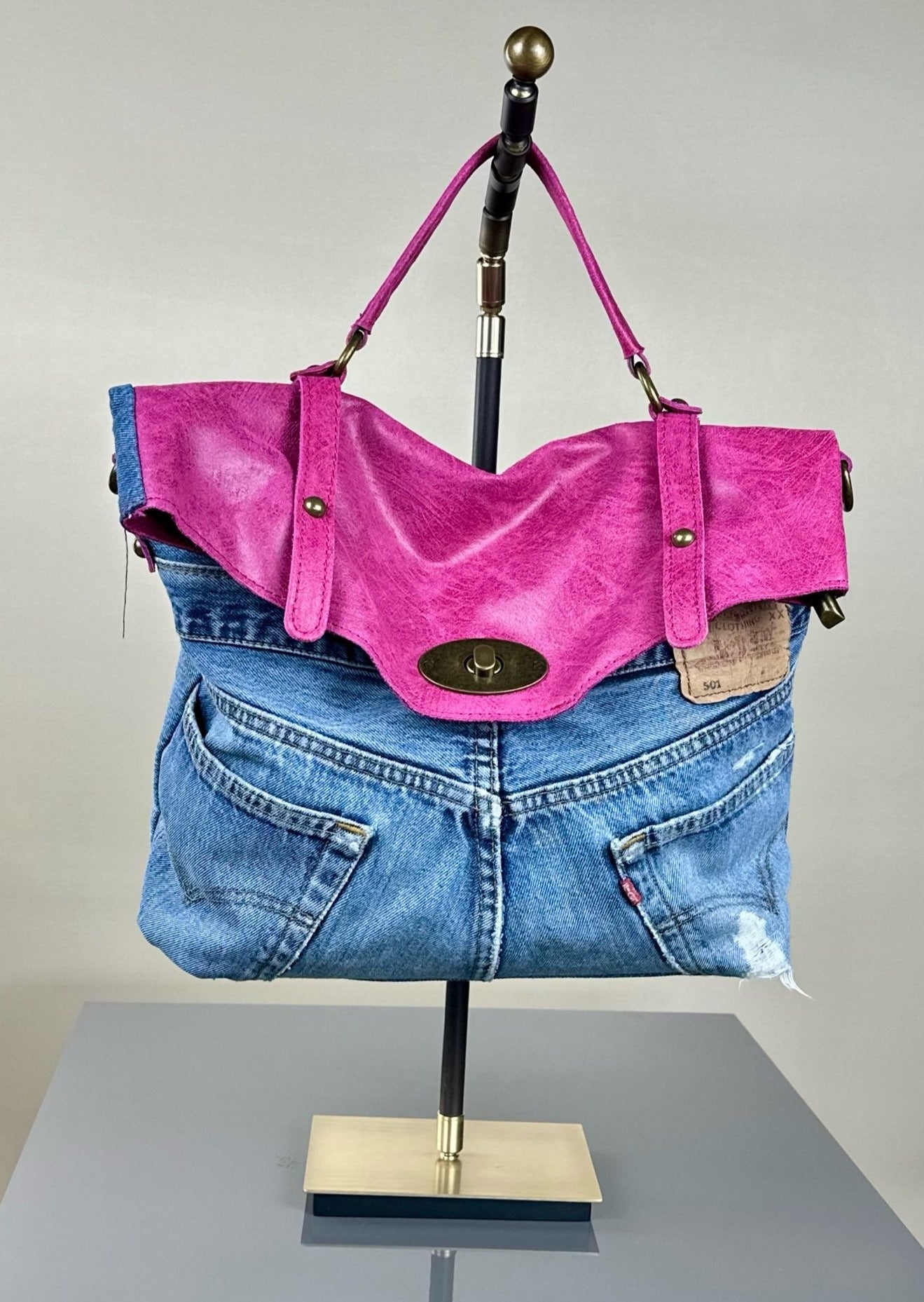 BORSA JEANS LEVI'S FUCSIA