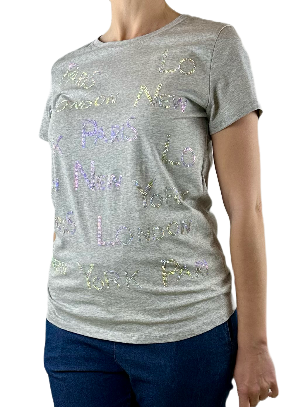 CITIES T-SHIRT GRIGIA