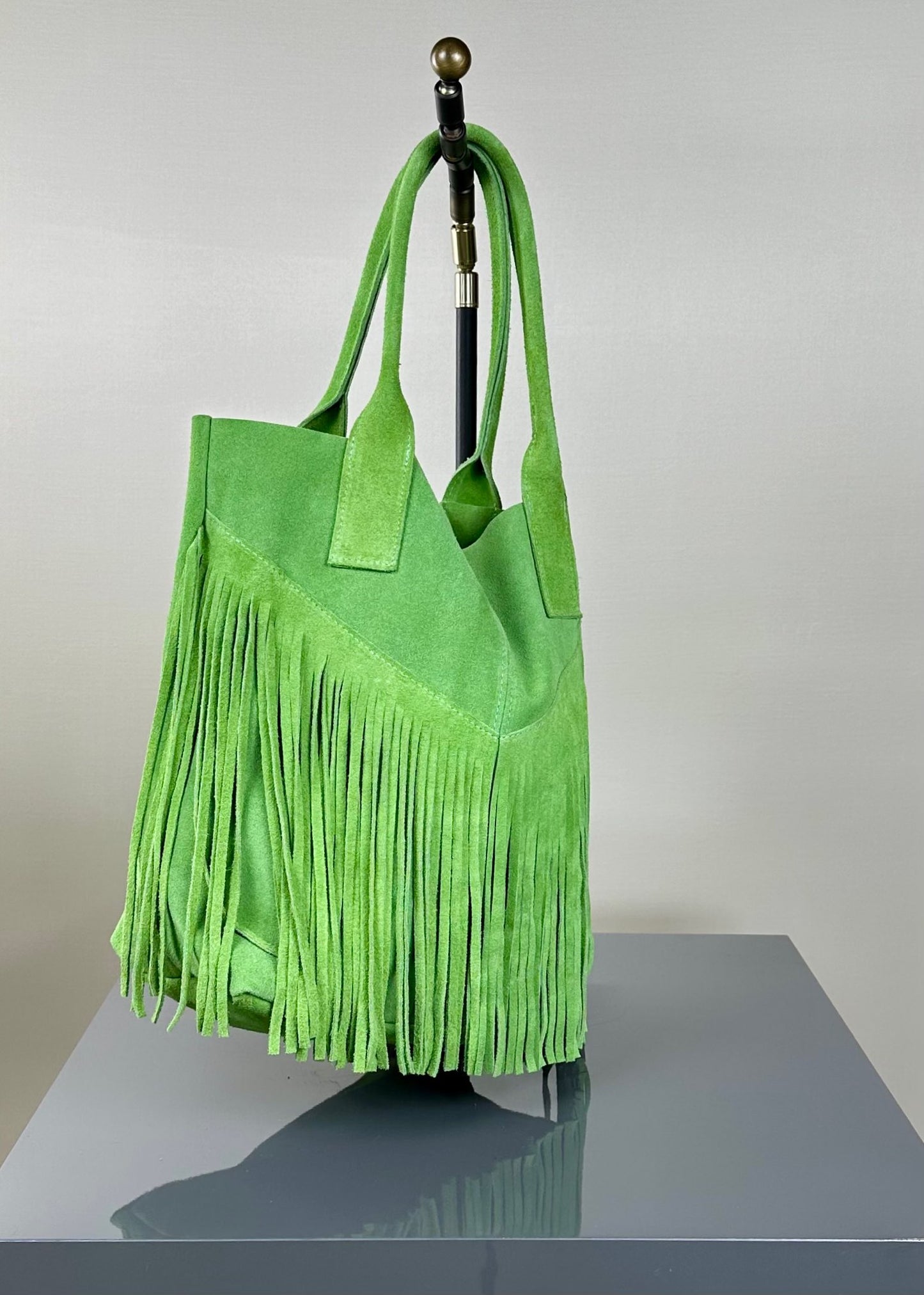 BORSA FRANGE GREEN