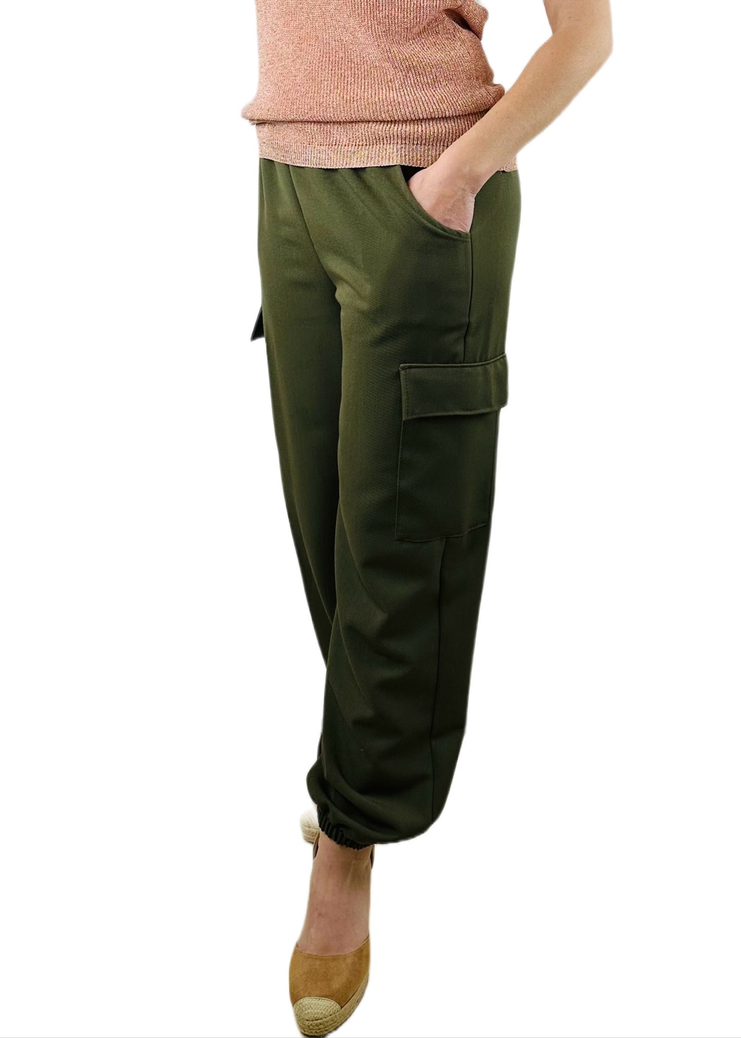 PANTALONE CARGO VERDE