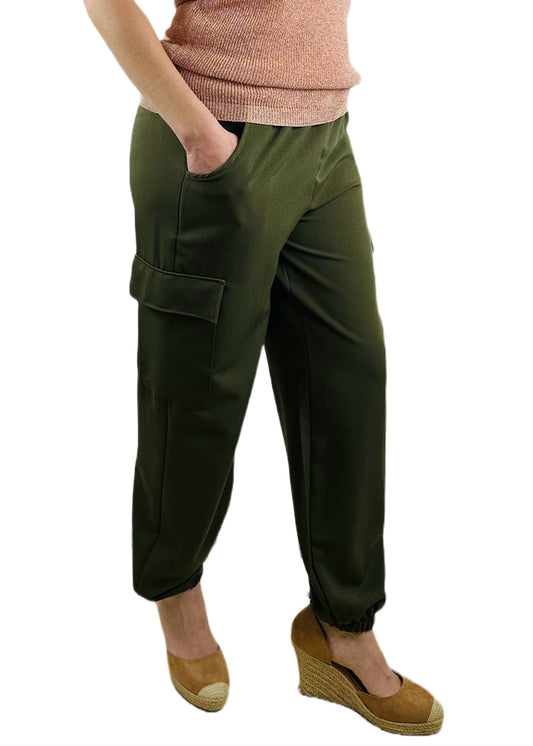 PANTALONE CARGO VERDE