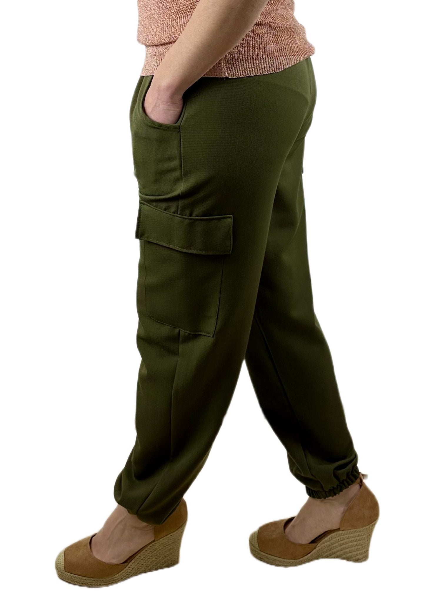 PANTALONE CARGO VERDE